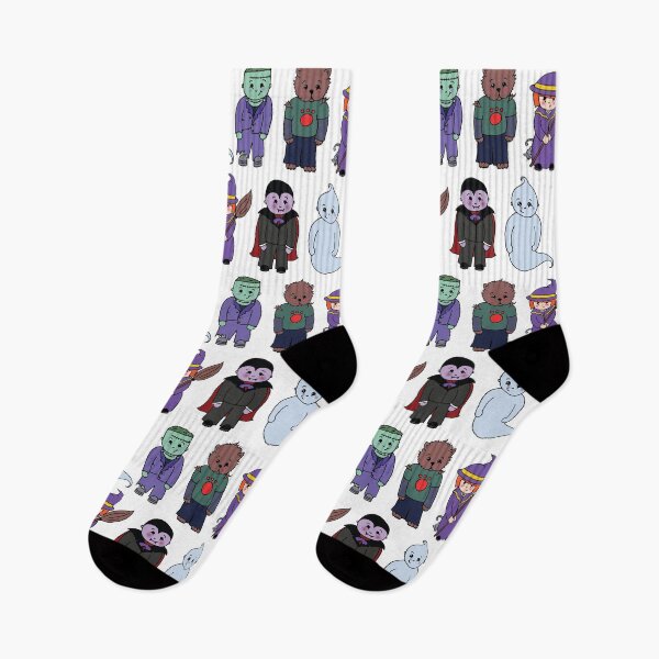 Item preview, Team Spooklets! Repeated pattern on white designed and sold by CharlieLondon.