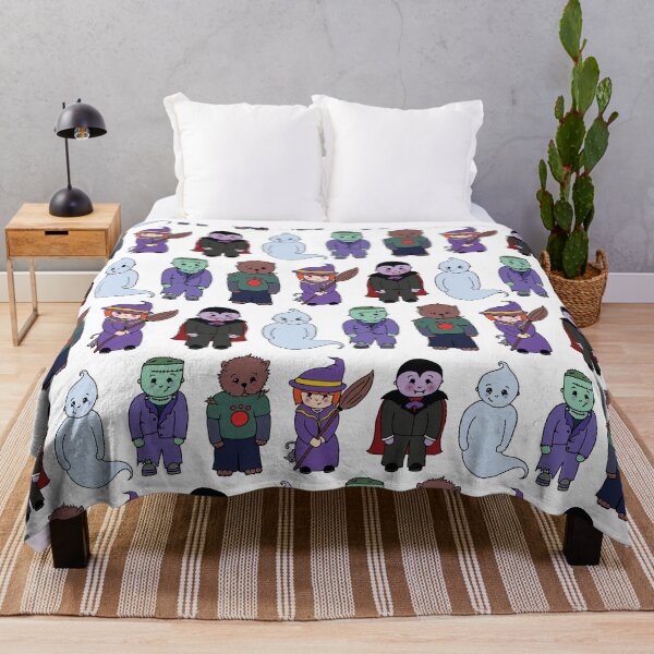 Item preview, Team Spooklets! Repeated pattern on white designed and sold by CharlieLondon.