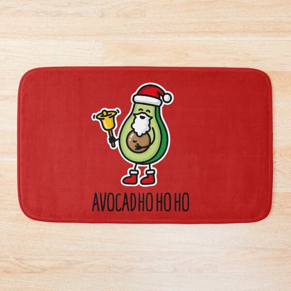 Item preview, Avocadho ho ho funny Christmas Santa avocado pun designed and sold by LaundryFactory.