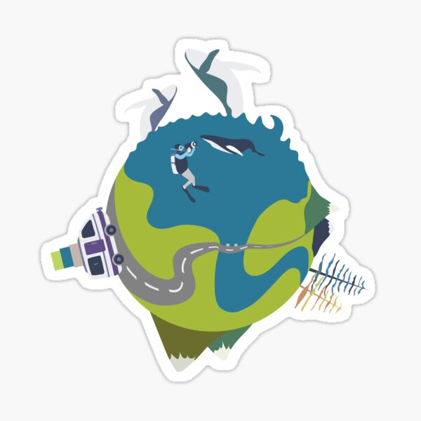 Campervan Travel Sticker