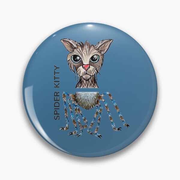 Item preview, SPIDER KITTY by FrankenDuo blue designed and sold by FrankenDuo.