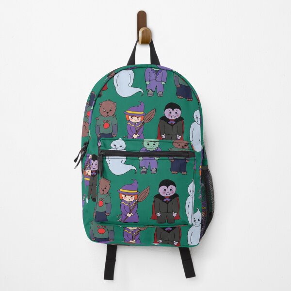 Item preview, Team Spooklets! Repeated pattern on teal designed and sold by CharlieLondon.