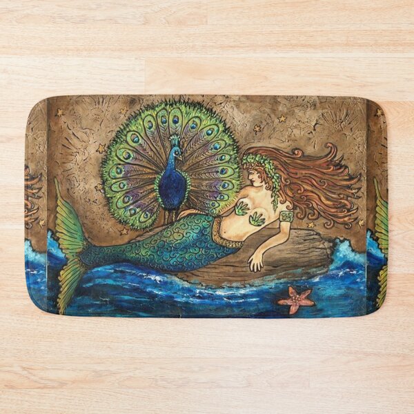 Item preview, Mermaid and Peacock Fantasy designed and sold by artenvironments.