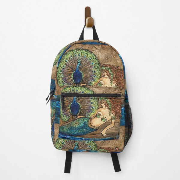Item preview, Mermaid and Peacock Fantasy designed and sold by artenvironments.