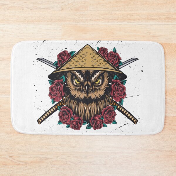 Item preview, Samurai Owl With Roses  designed and sold by JTS STORE.