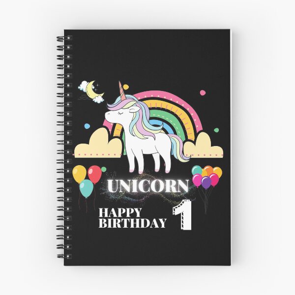 Item preview, Camiseta unicornio cumpleaños 1 año designed and sold by MYRayongShop.