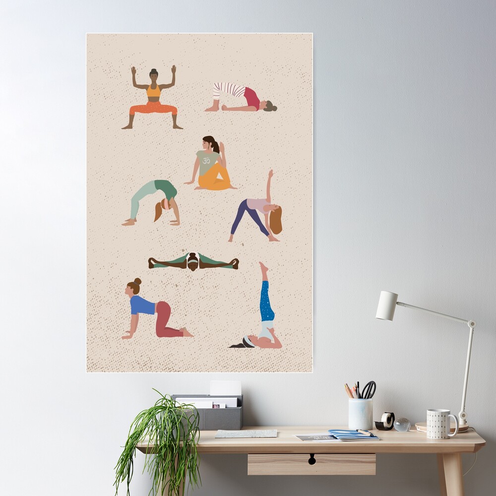 Yoga Love - Ashtanga Pose Mastery Canvas Poster