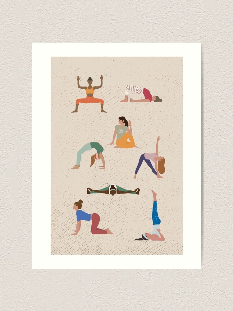 Yoga Poses, Yoga Artwork, Yoga Drawing