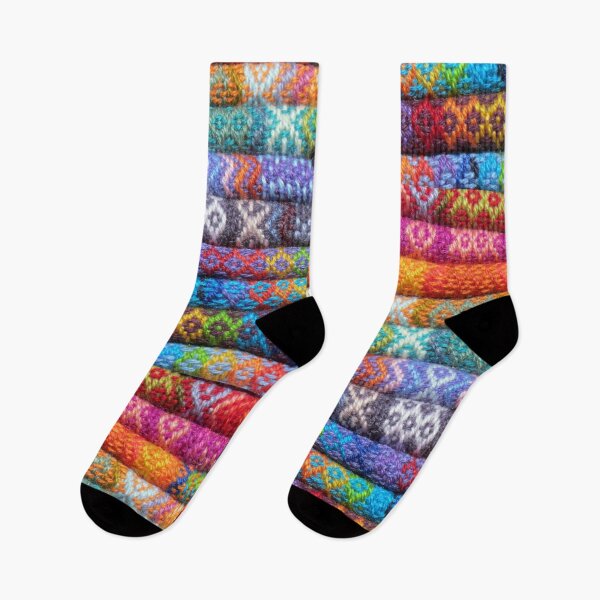 Item preview, Layered Handmade Wool Pattern designed and sold by luchik-and-co.