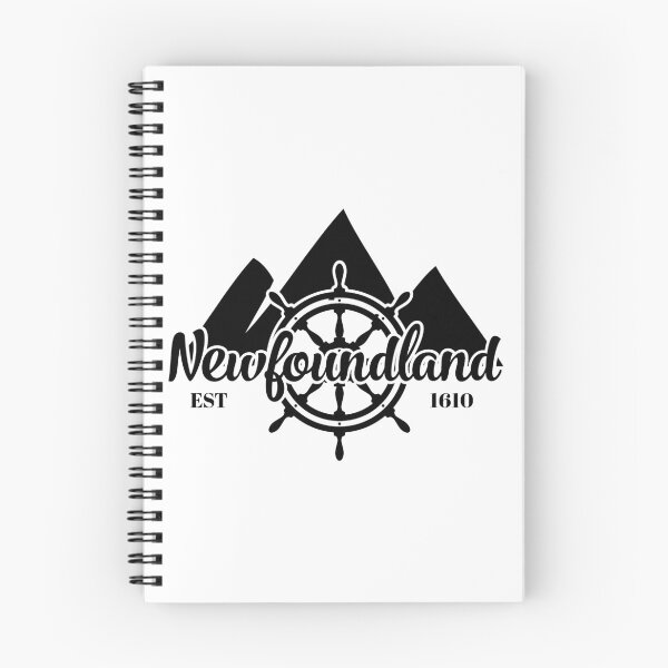 Item preview, Newfoundland Mountains and Ship Wheel || Newfoundland and Labrador || Gifts || Souvenirs designed and sold by SaltWaterOre.