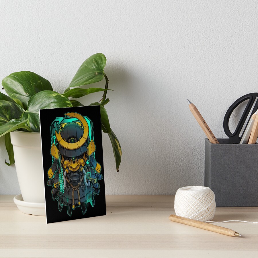 Samurai Mecha 01 Art Board Print