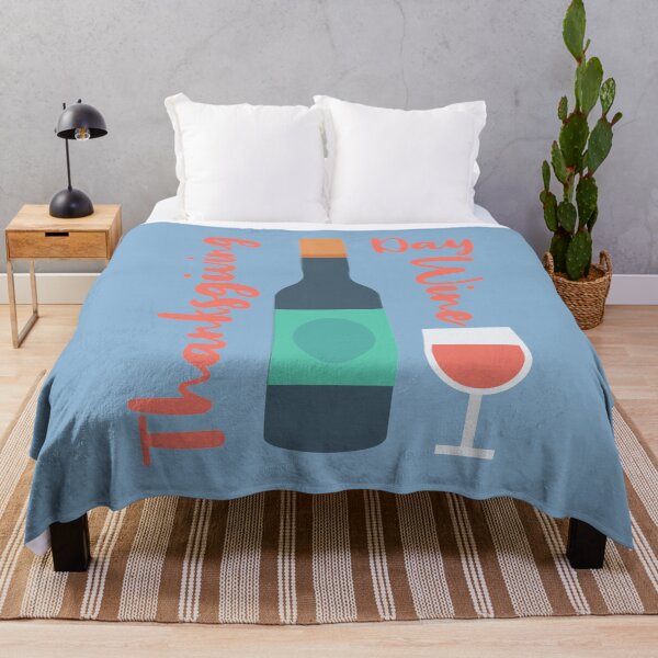 Item preview, Thanksgiving Day Wine designed and sold by WordsmithNerd.