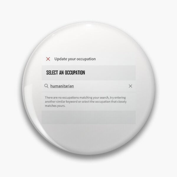 Item preview, The anti-humanitarian designed and sold by PillowPuns.
