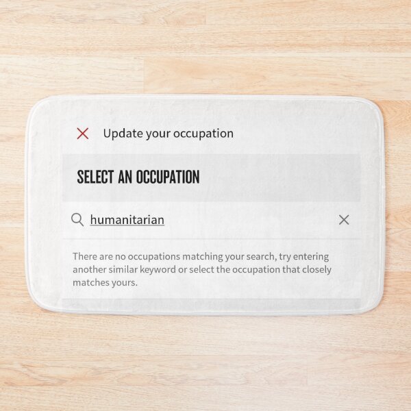 Item preview, The anti-humanitarian designed and sold by PillowPuns.