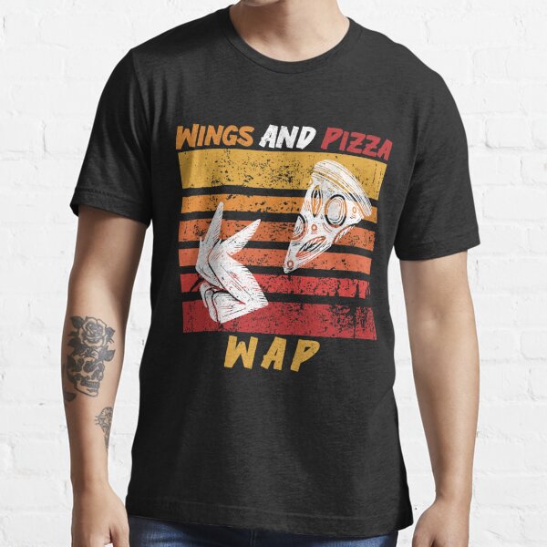 WAP Wings And Pizza Sunday Football Snack Vintage Team Essential T-Shirt