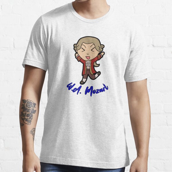 Chibi Classical Composers: Mozart Essential T-Shirt for Sale by  michellekchen