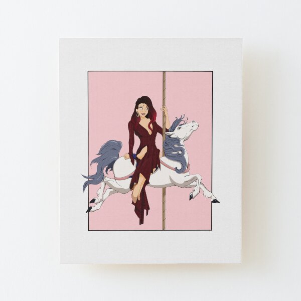 Montana - Greenhouse (Pink) Wood Mounted Print