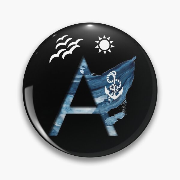 Artikelvorschau, Ozean-Monogramm A entworfen und verkauft von ElenaDanilo.