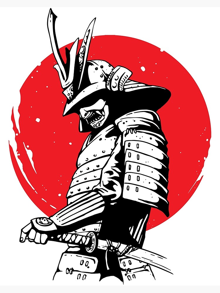 Classic Japan Samurai Art | Art Board Print