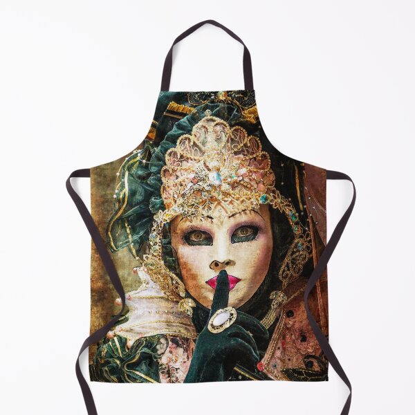Item preview, Venice Carnival. Mask Green Velvet designed and sold by CatCoconut-Art.