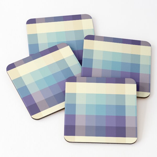 Item preview, Gradation Blue to Purple Square designed and sold by mariazegena.