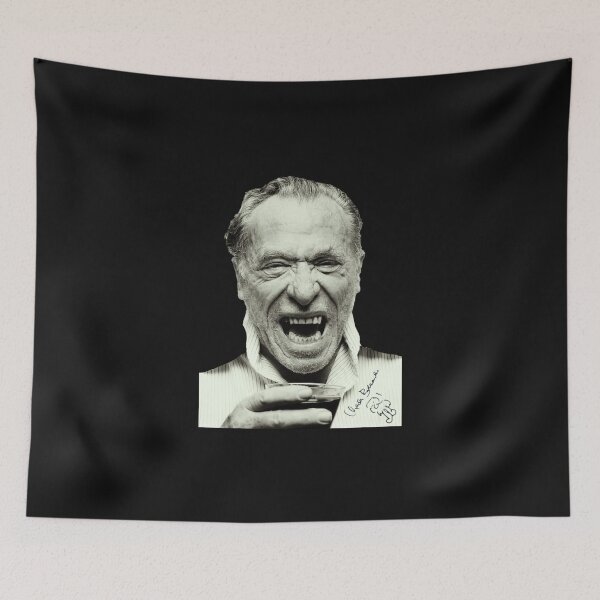 Item preview, Charles Bukowski Face designed and sold by NovayaMuzyka.