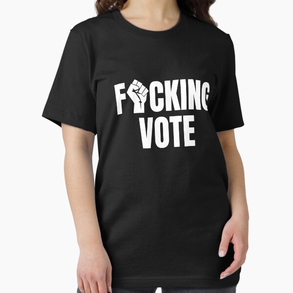 Vista previa del artículo con la obra «Maldita camiseta de voto - elección 2020», diseñado y vendido por dgavisuals.