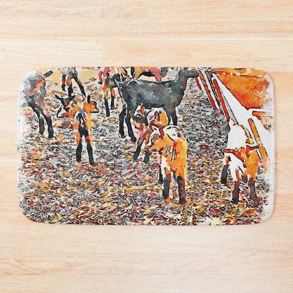 Item preview, Goats in the stall designed and sold by Giuseppe Cocco.