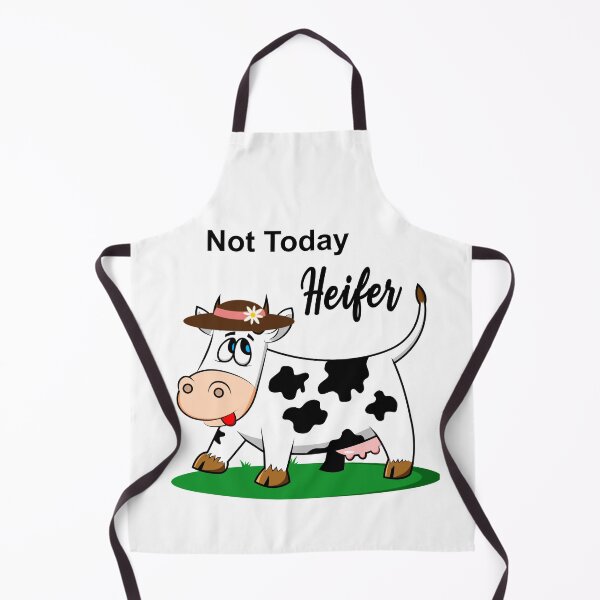 Item preview, Not Today Heifer - Cow with Hat designed and sold by ittybittyowl.