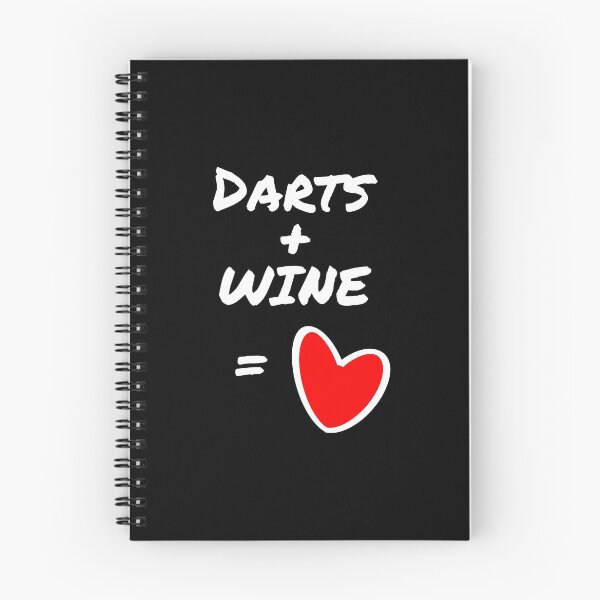Item preview, Darts + wine = heart designed and sold by TheGreenGoat.
