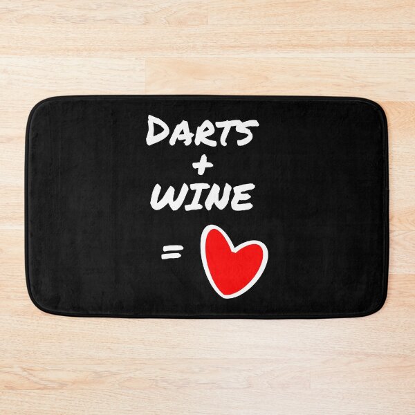 Item preview, Darts + wine = heart designed and sold by TheGreenGoat.