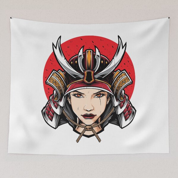 Item preview, Beautiful Samurai Girl Art  designed and sold by JTS STORE.