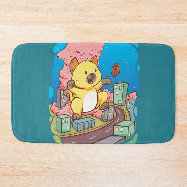 Item preview, Cute cat playing with cars and houses designed and sold by MissCookieFairy.