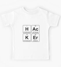 H Ac K Er - Hacker - Periodic Table - Chemistry Kids Tee
