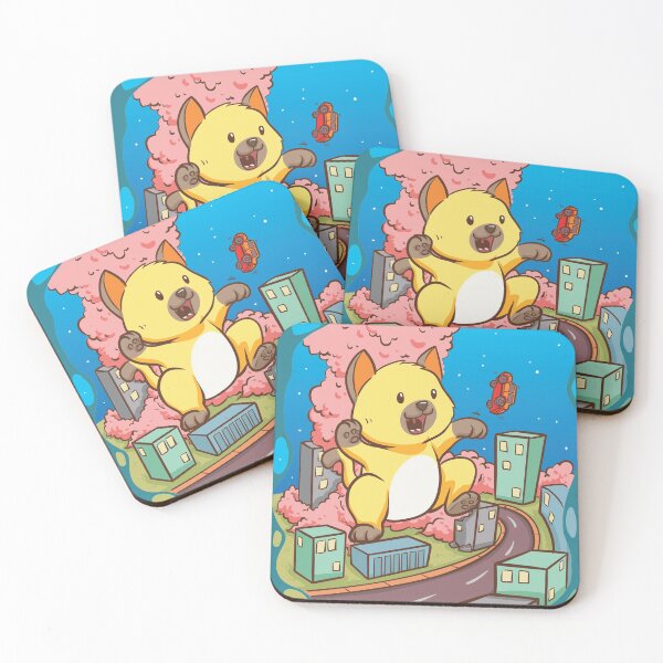 Item preview, Cute cat playing with cars and houses designed and sold by MissCookieFairy.