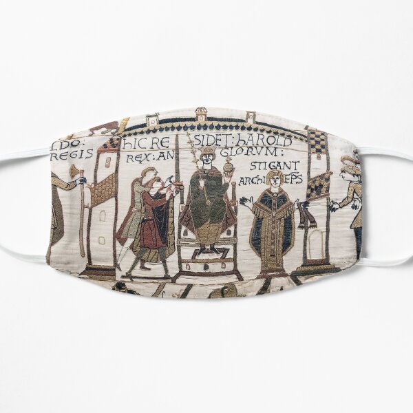 BAYEUX TAPESTRY. Coronation of Harold. Flat Mask