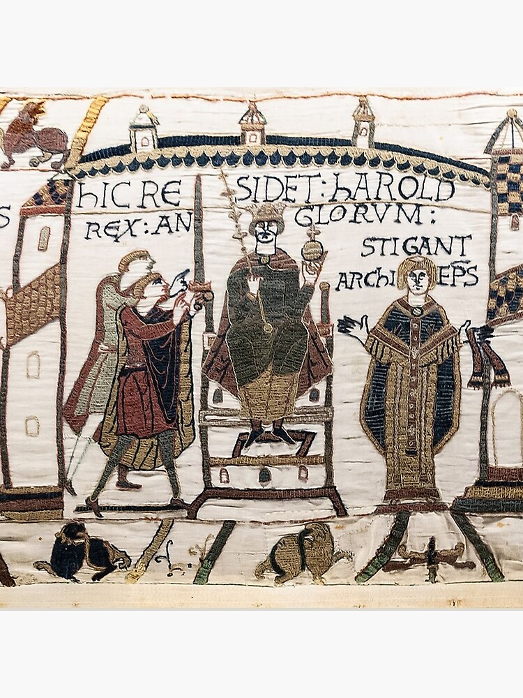 BAYEUX TAPESTRY. Coronation of Harold. by TOMSREDBUBBLE