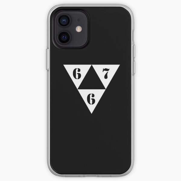 667 LOGO BLANC ⁶₆⁷ Coque souple iPhone