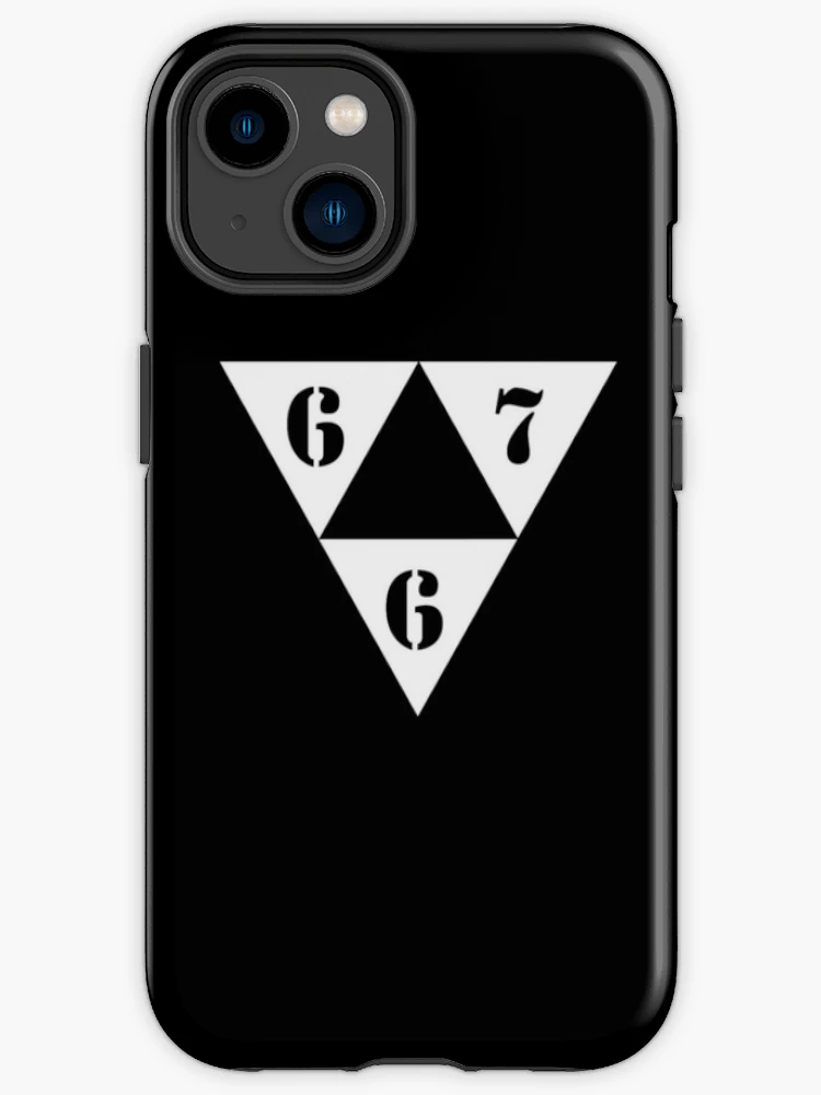 667 BLACK LOGO ⁶₆⁷ iPhone Case by buccistore