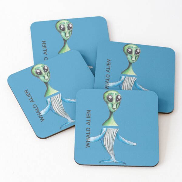 Item preview, WHALO ALIEN by FrankenDuo sky blue designed and sold by FrankenDuo.