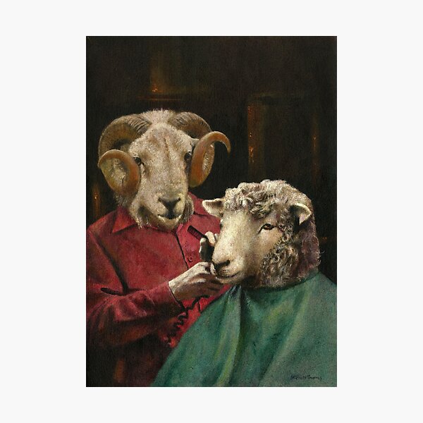 Item preview, Bar Barber Ram designed and sold by mictomart.