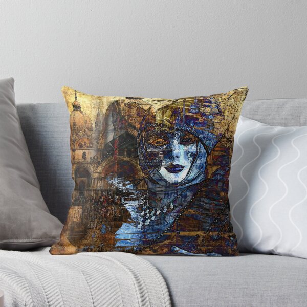 Item preview, Venice Carnival. Mask Blue Princess designed and sold by CatCoconut-Art.