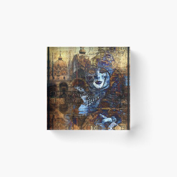 Item preview, Venice Carnival. Mask Blue Princess designed and sold by CatCoconut-Art.