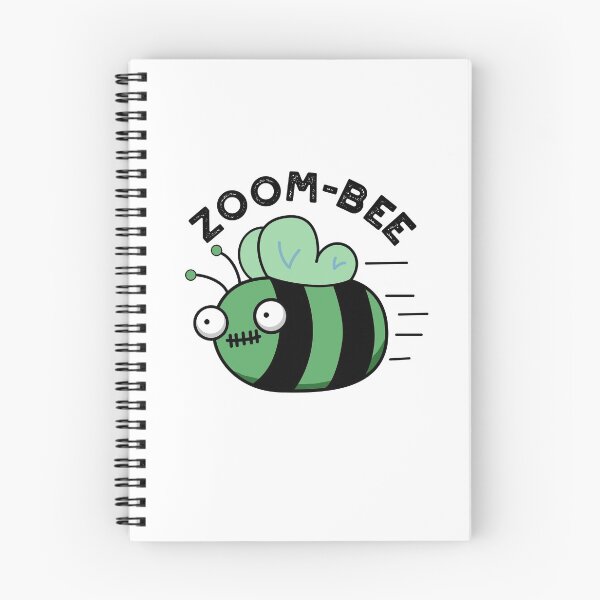 Item preview, Zoom-bee Halloween Funny Zombie Bee Puns designed and sold by punnybone.