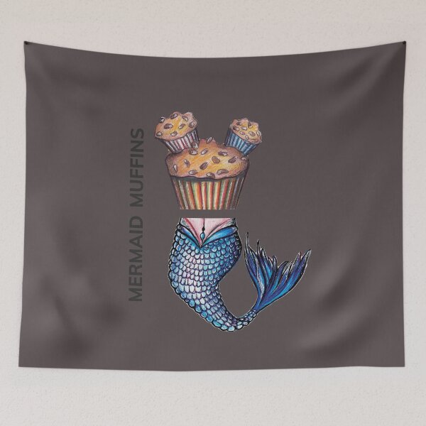 Item preview, MERMAID MUFFINS by FrankenDuo brown designed and sold by FrankenDuo.