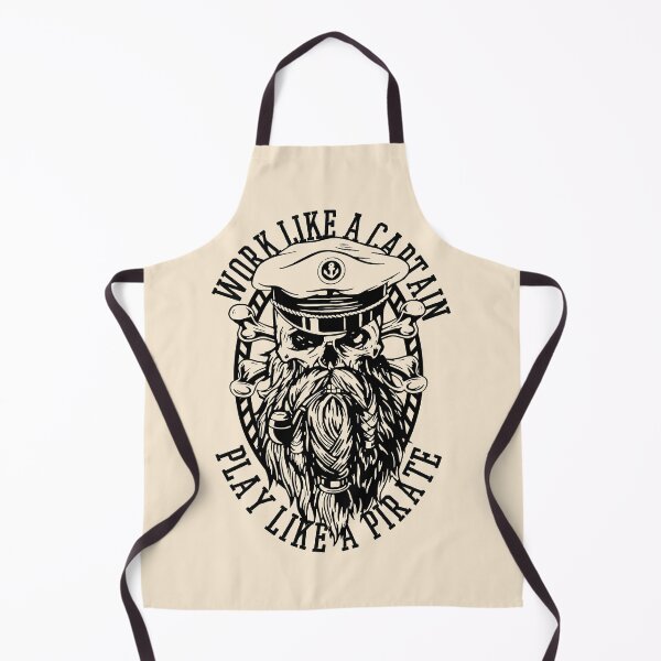 Item preview, Work Like a Captain - Play Like a Pirate designed and sold by Tender Flower Clothing.