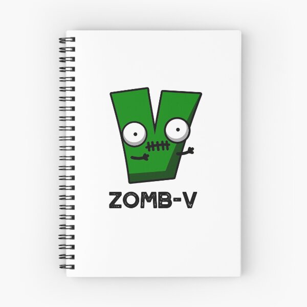 Item preview, Zom-V Halloween Funny Zombie Alphabet V Puns  designed and sold by punnybone.