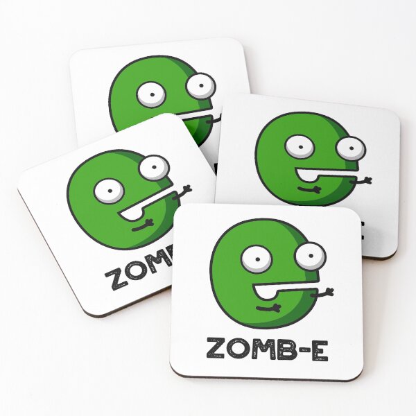 Item preview, Zom-E Halloween Funny Zombie Alphabet E Puns  designed and sold by punnybone.
