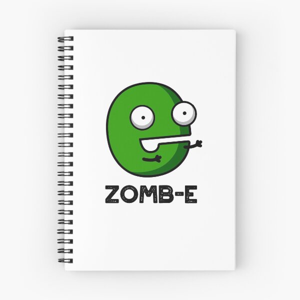 Item preview, Zom-E Halloween Funny Zombie Alphabet E Puns  designed and sold by punnybone.
