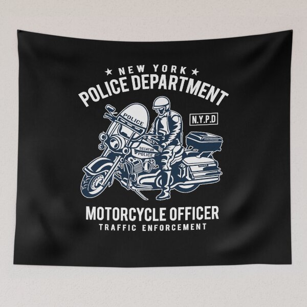 Artikelvorschau, Motorradoffizier der Polizeiabteilung - Fantastisches Geschenk des Motorradoffiziers entworfen und verkauft von Teenation9.